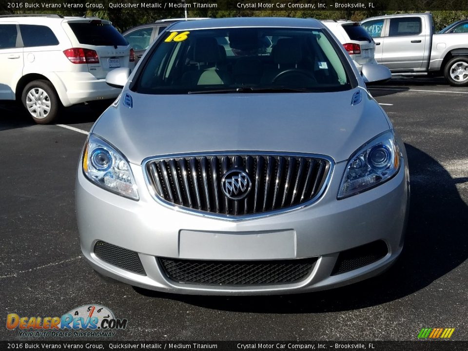 2016 Buick Verano Verano Group Quicksilver Metallic / Medium Titanium Photo #8
