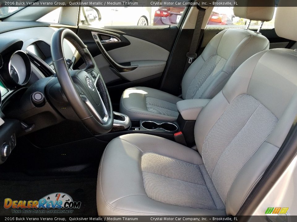 2016 Buick Verano Verano Group Quicksilver Metallic / Medium Titanium Photo #9