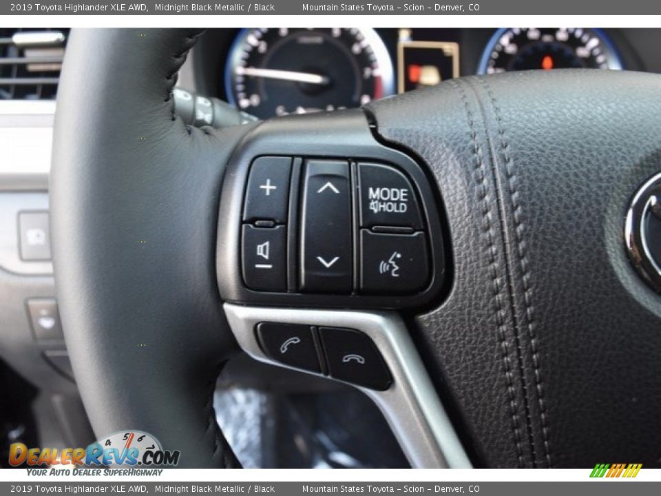 2019 Toyota Highlander XLE AWD Midnight Black Metallic / Black Photo #29