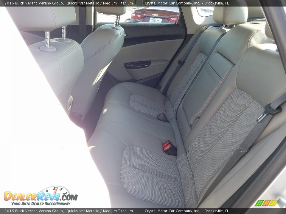 2016 Buick Verano Verano Group Quicksilver Metallic / Medium Titanium Photo #10