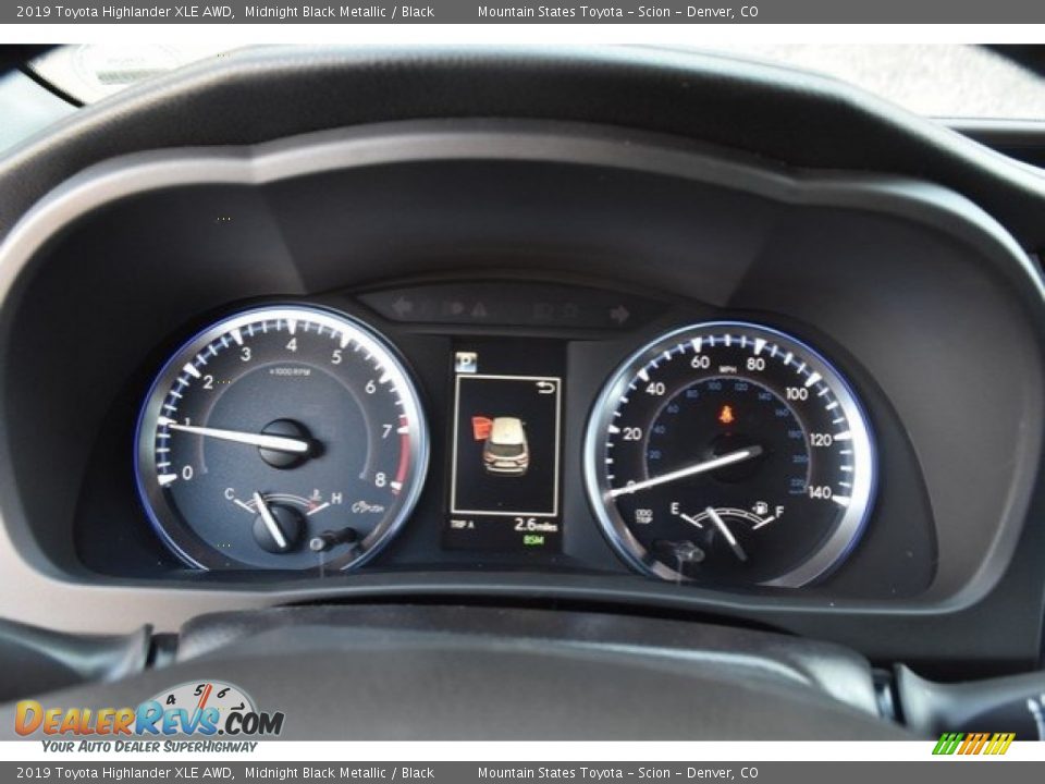 2019 Toyota Highlander XLE AWD Midnight Black Metallic / Black Photo #31