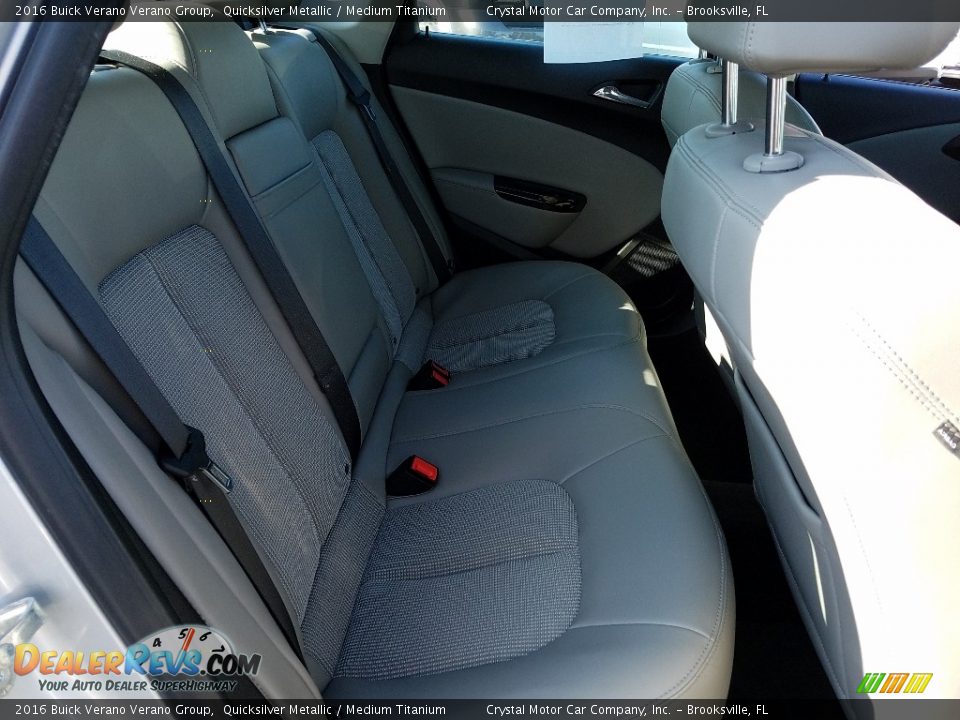2016 Buick Verano Verano Group Quicksilver Metallic / Medium Titanium Photo #11