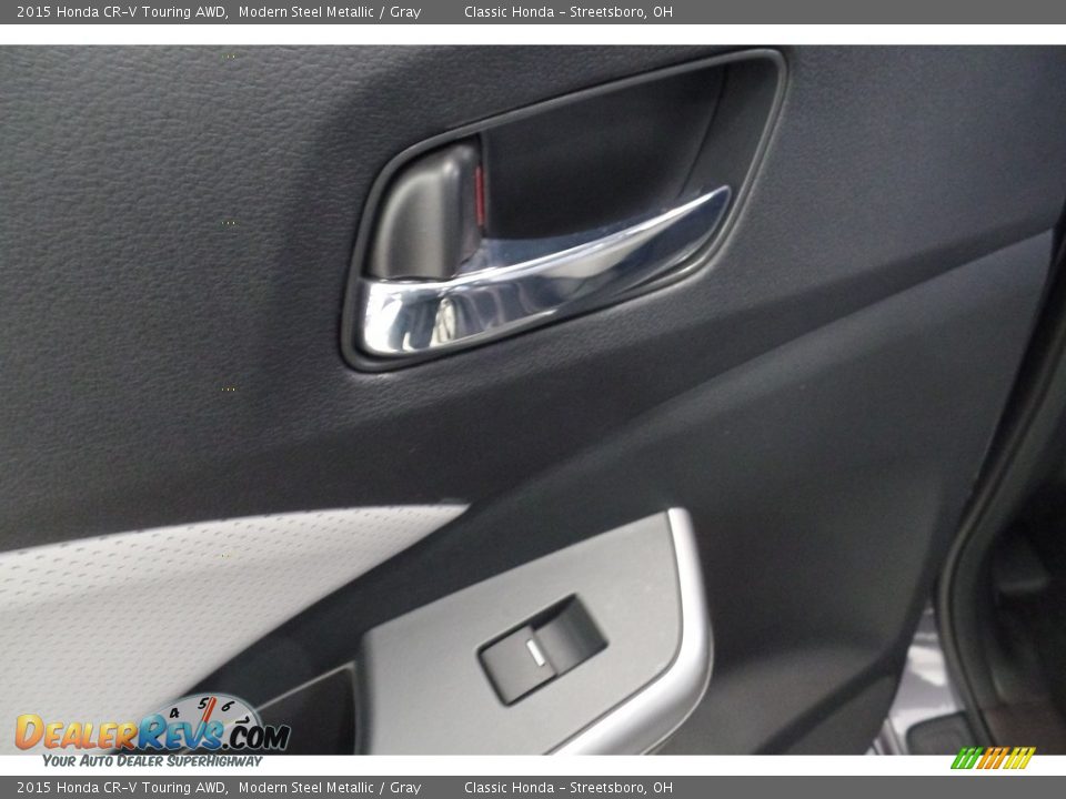 2015 Honda CR-V Touring AWD Modern Steel Metallic / Gray Photo #21