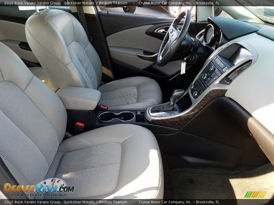 2016 Buick Verano Verano Group Quicksilver Metallic / Medium Titanium Photo #12