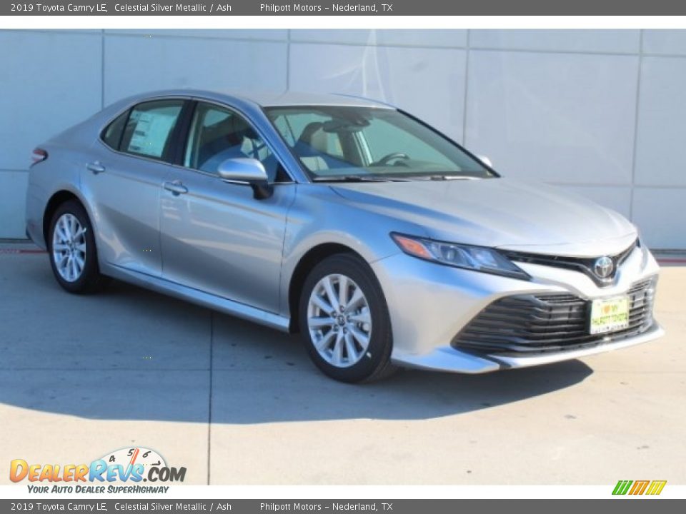 2019 Toyota Camry LE Celestial Silver Metallic / Ash Photo #2