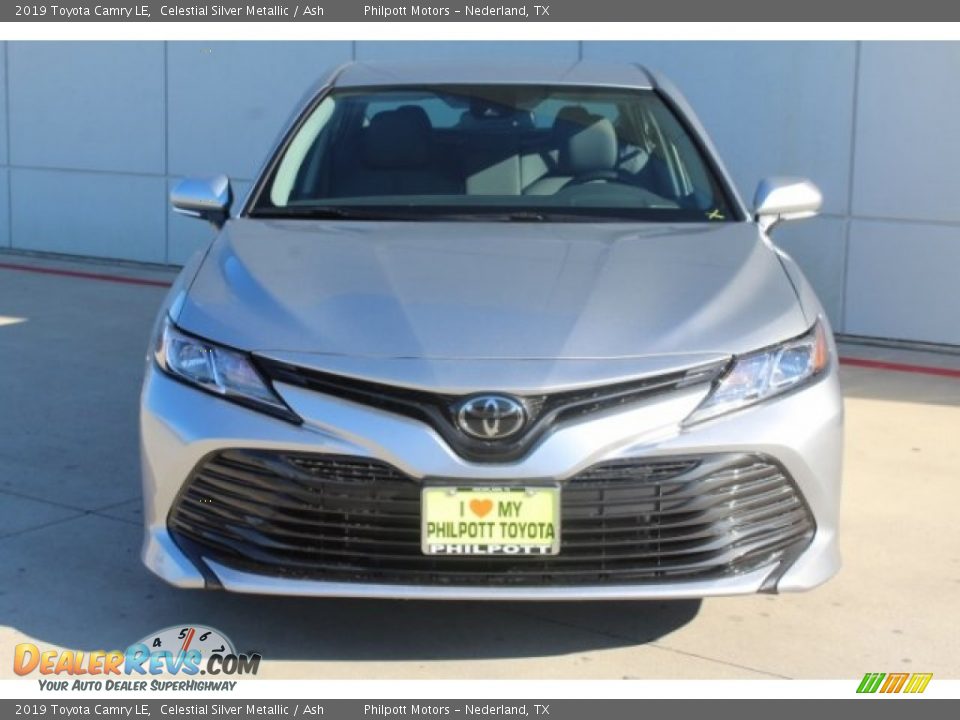 2019 Toyota Camry LE Celestial Silver Metallic / Ash Photo #3