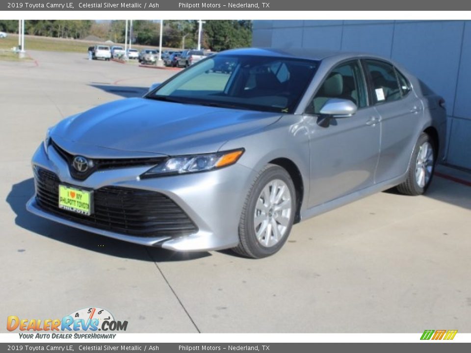 2019 Toyota Camry LE Celestial Silver Metallic / Ash Photo #4