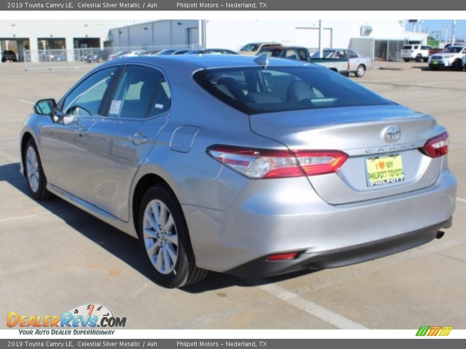 2019 Toyota Camry LE Celestial Silver Metallic / Ash Photo #6