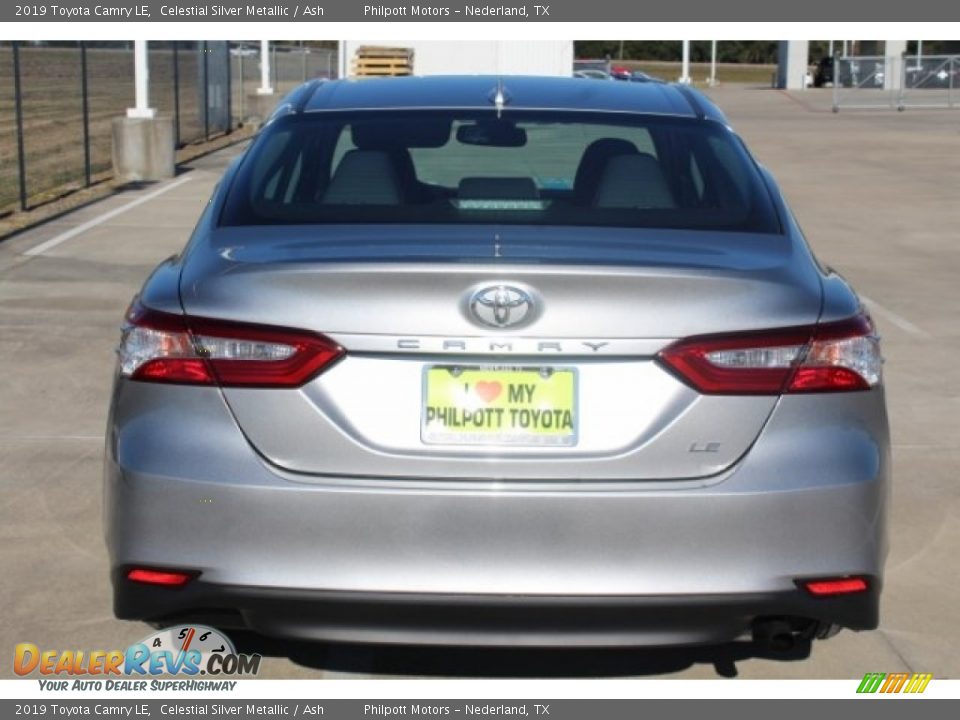 2019 Toyota Camry LE Celestial Silver Metallic / Ash Photo #7