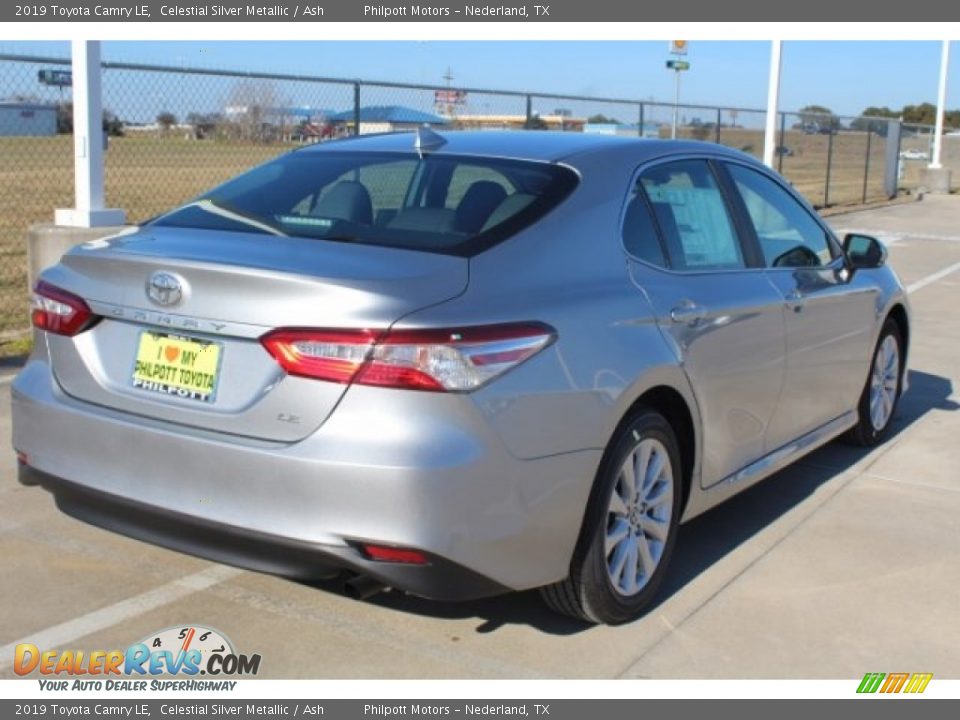 2019 Toyota Camry LE Celestial Silver Metallic / Ash Photo #8
