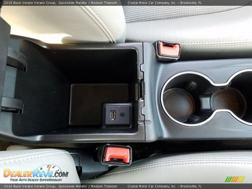 2016 Buick Verano Verano Group Quicksilver Metallic / Medium Titanium Photo #18