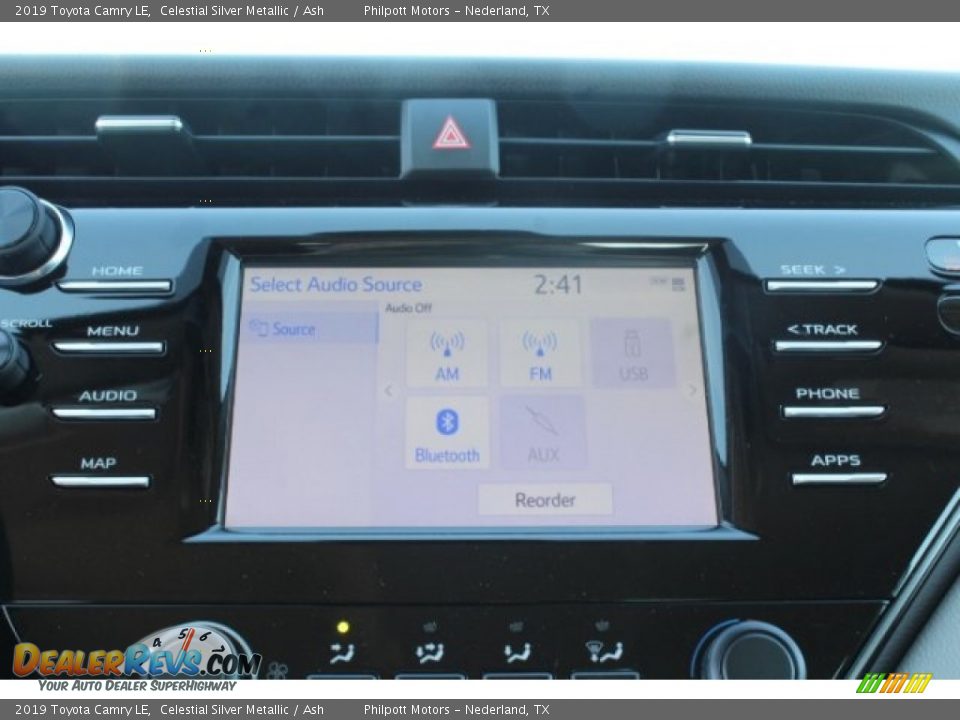 2019 Toyota Camry LE Celestial Silver Metallic / Ash Photo #12