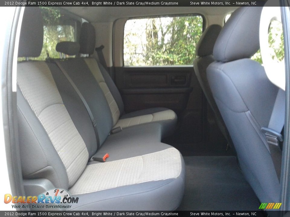 2012 Dodge Ram 1500 Express Crew Cab 4x4 Bright White / Dark Slate Gray/Medium Graystone Photo #14