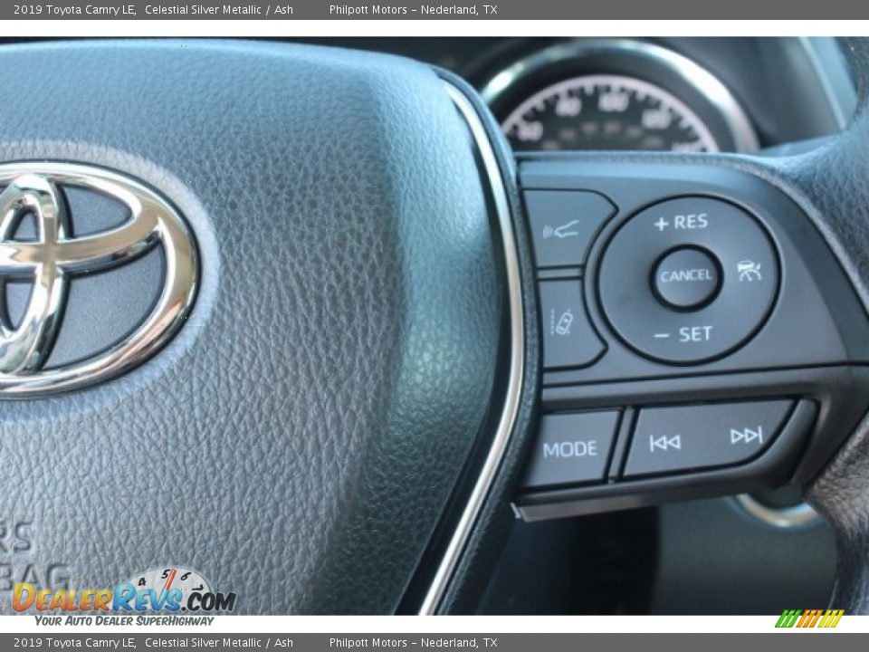 2019 Toyota Camry LE Celestial Silver Metallic / Ash Photo #17