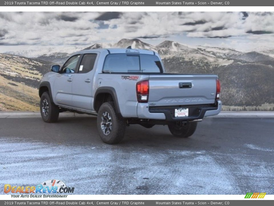 2019 Toyota Tacoma TRD Off-Road Double Cab 4x4 Cement Gray / TRD Graphite Photo #3