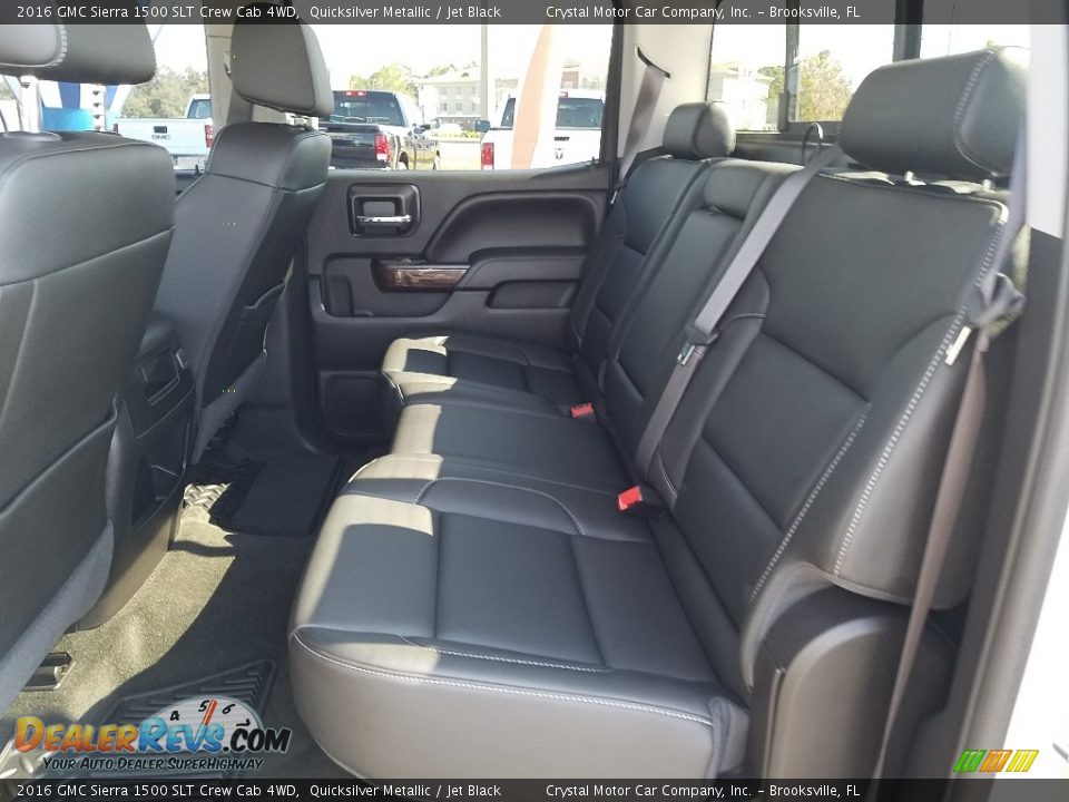 2016 GMC Sierra 1500 SLT Crew Cab 4WD Quicksilver Metallic / Jet Black Photo #10
