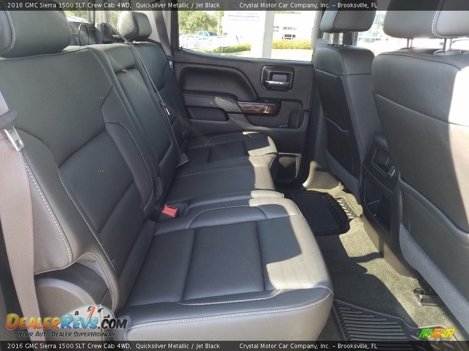 2016 GMC Sierra 1500 SLT Crew Cab 4WD Quicksilver Metallic / Jet Black Photo #11
