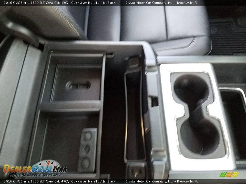 2016 GMC Sierra 1500 SLT Crew Cab 4WD Quicksilver Metallic / Jet Black Photo #18