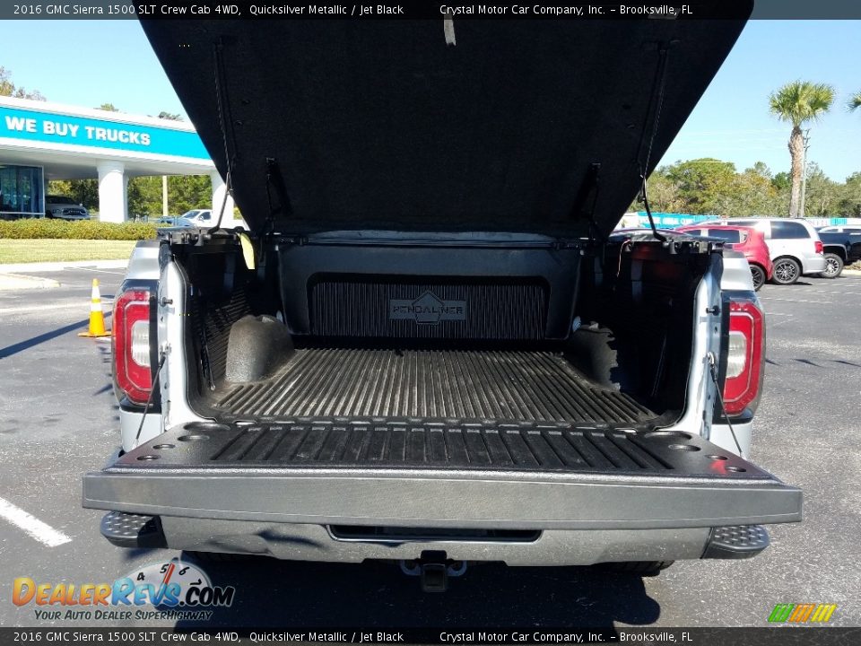 2016 GMC Sierra 1500 SLT Crew Cab 4WD Quicksilver Metallic / Jet Black Photo #19