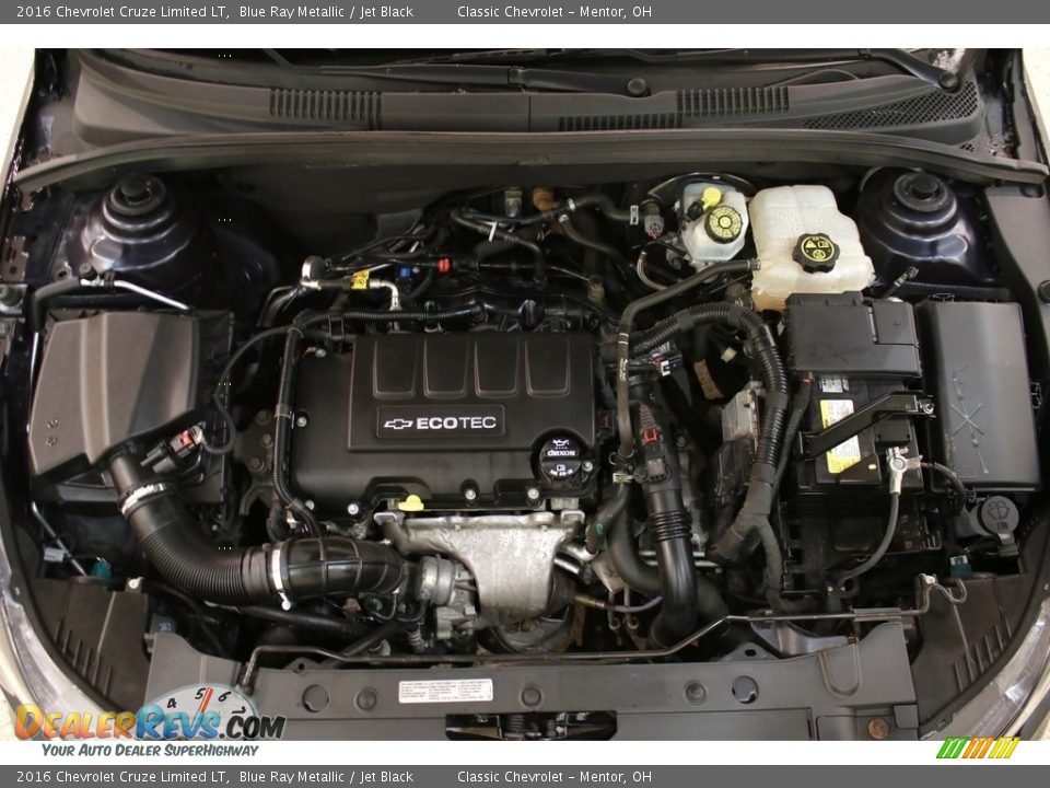 2016 Chevrolet Cruze Limited LT Blue Ray Metallic / Jet Black Photo #19