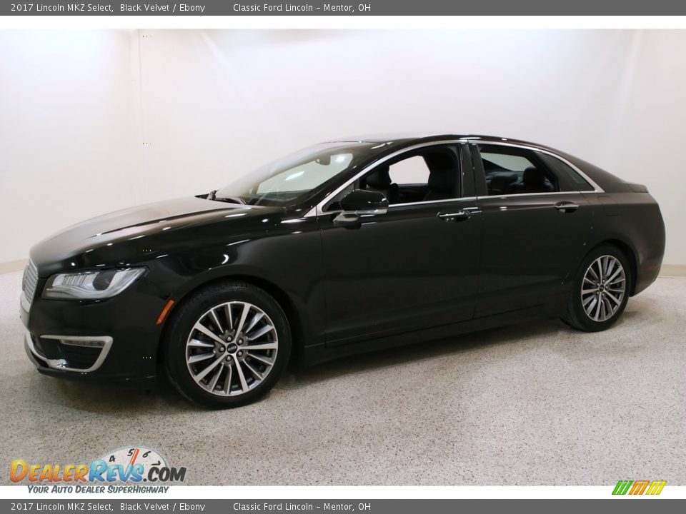 2017 Lincoln MKZ Select Black Velvet / Ebony Photo #3