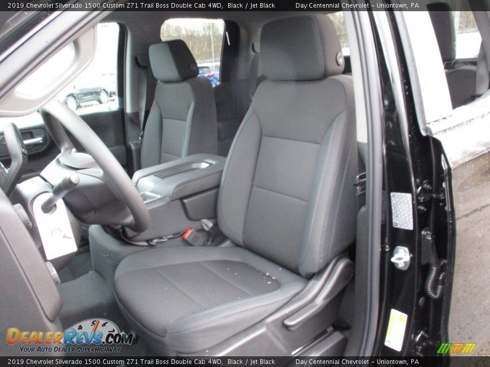 Front Seat of 2019 Chevrolet Silverado 1500 Custom Z71 Trail Boss Double Cab 4WD Photo #11