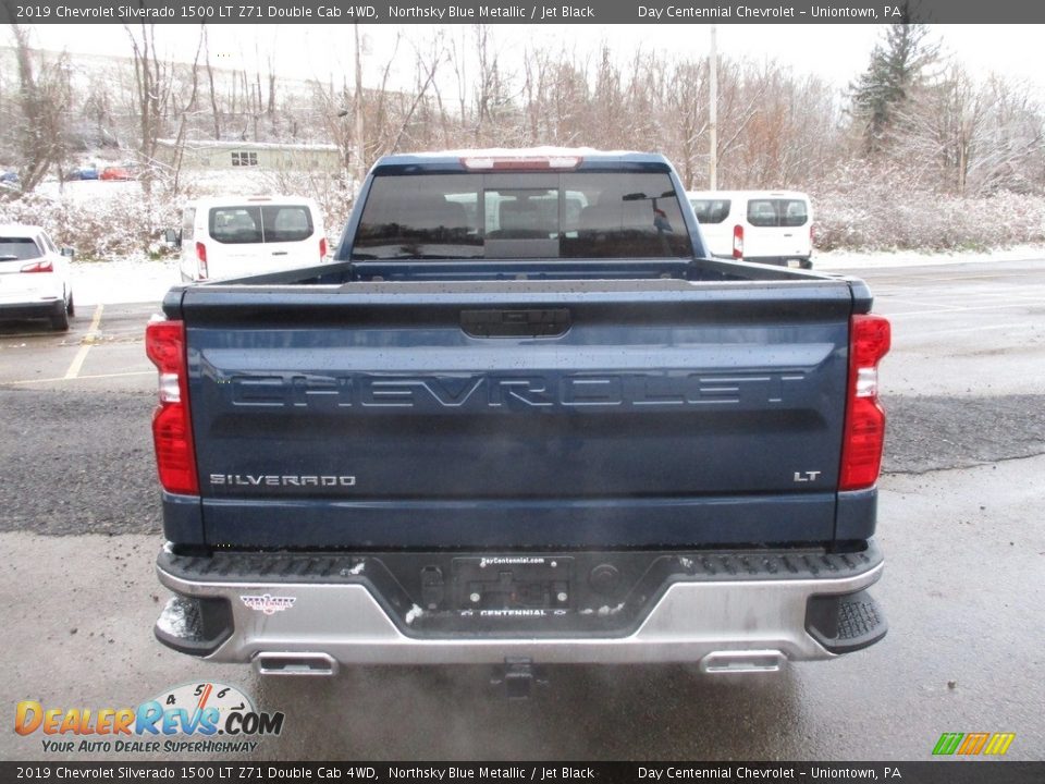 2019 Chevrolet Silverado 1500 LT Z71 Double Cab 4WD Northsky Blue Metallic / Jet Black Photo #4