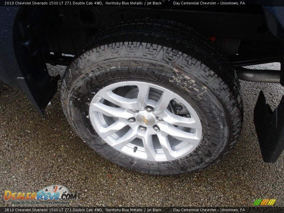 2019 Chevrolet Silverado 1500 LT Z71 Double Cab 4WD Northsky Blue Metallic / Jet Black Photo #6