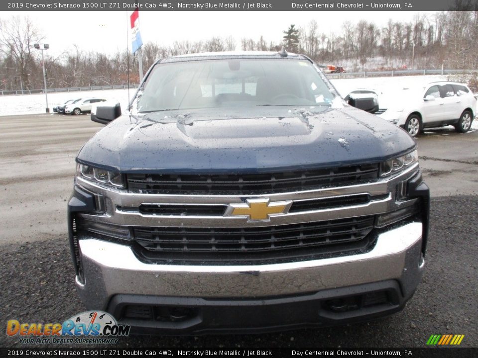 2019 Chevrolet Silverado 1500 LT Z71 Double Cab 4WD Northsky Blue Metallic / Jet Black Photo #9