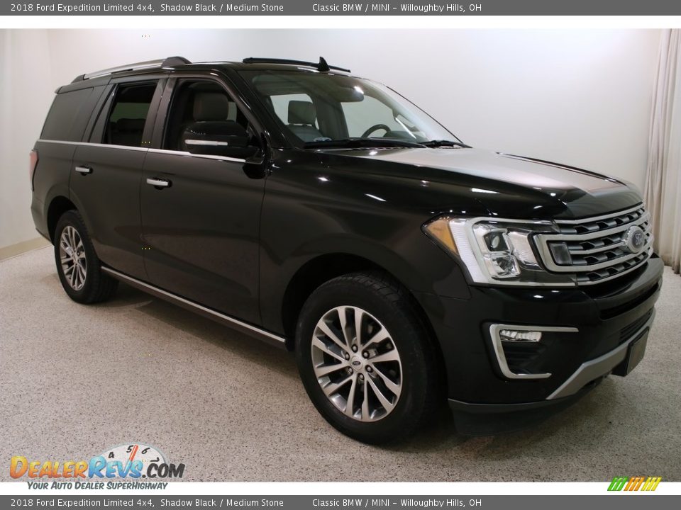 2018 Ford Expedition Limited 4x4 Shadow Black / Medium Stone Photo #1