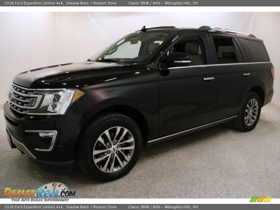 2018 Ford Expedition Limited 4x4 Shadow Black / Medium Stone Photo #3