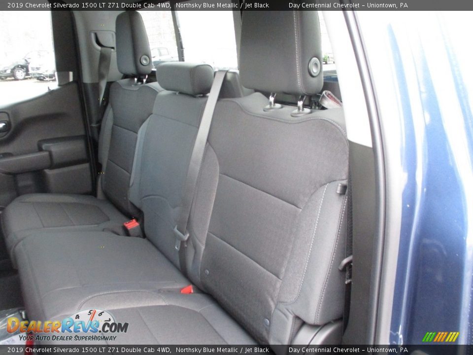Rear Seat of 2019 Chevrolet Silverado 1500 LT Z71 Double Cab 4WD Photo #13