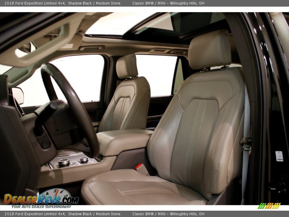 2018 Ford Expedition Limited 4x4 Shadow Black / Medium Stone Photo #8
