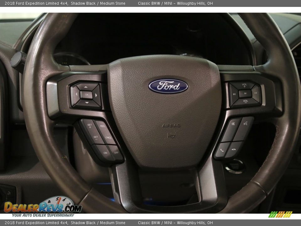 2018 Ford Expedition Limited 4x4 Shadow Black / Medium Stone Photo #10