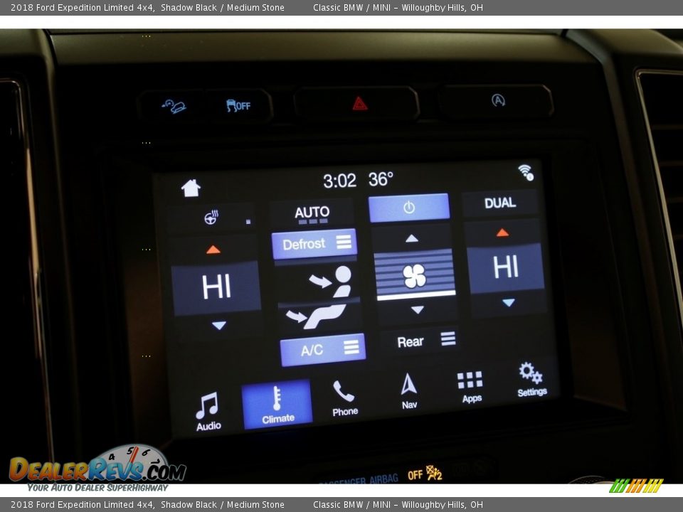 2018 Ford Expedition Limited 4x4 Shadow Black / Medium Stone Photo #14