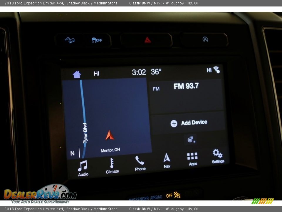 2018 Ford Expedition Limited 4x4 Shadow Black / Medium Stone Photo #15