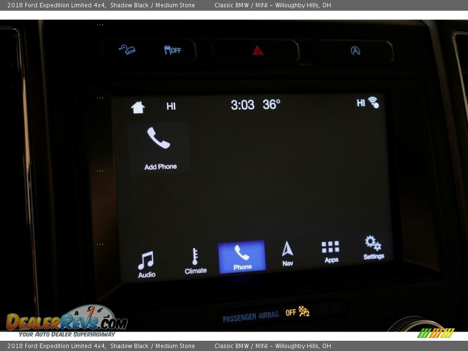 2018 Ford Expedition Limited 4x4 Shadow Black / Medium Stone Photo #16