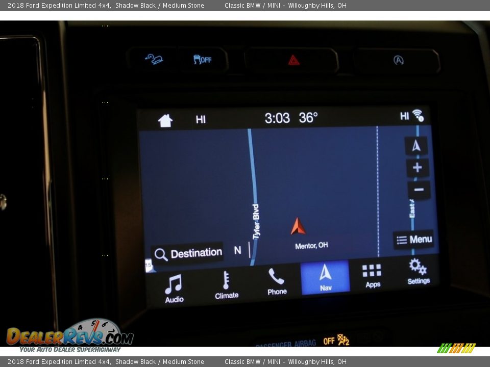 2018 Ford Expedition Limited 4x4 Shadow Black / Medium Stone Photo #17