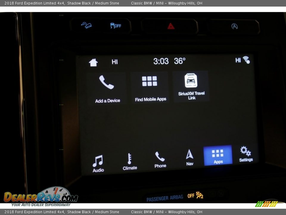 2018 Ford Expedition Limited 4x4 Shadow Black / Medium Stone Photo #18