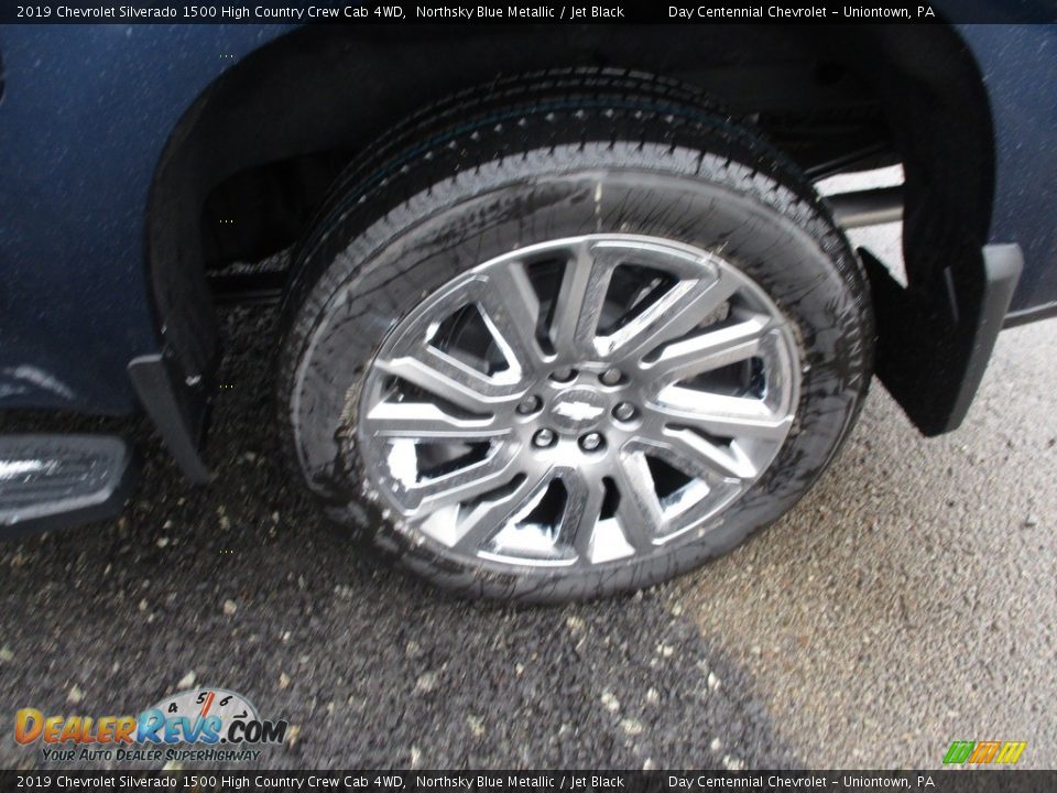 2019 Chevrolet Silverado 1500 High Country Crew Cab 4WD Northsky Blue Metallic / Jet Black Photo #6