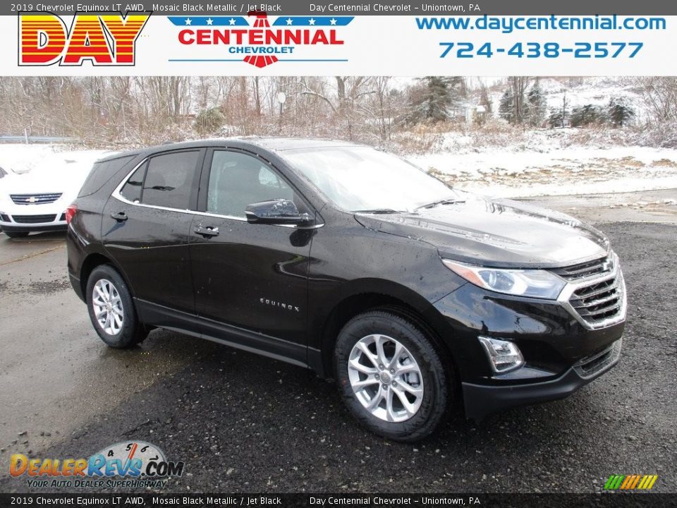 2019 Chevrolet Equinox LT AWD Mosaic Black Metallic / Jet Black Photo #1