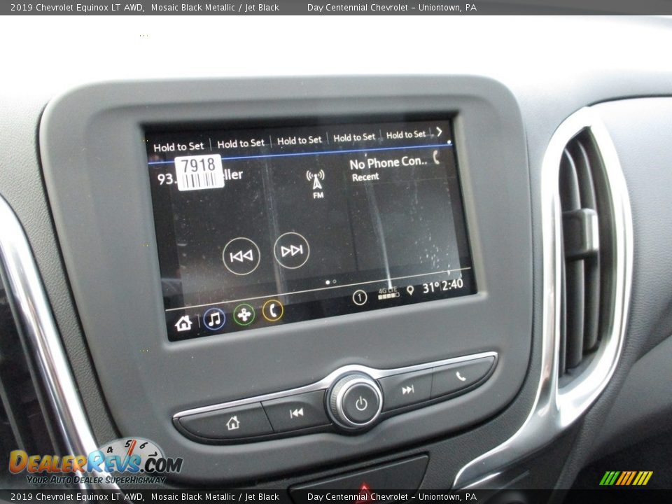 2019 Chevrolet Equinox LT AWD Mosaic Black Metallic / Jet Black Photo #9