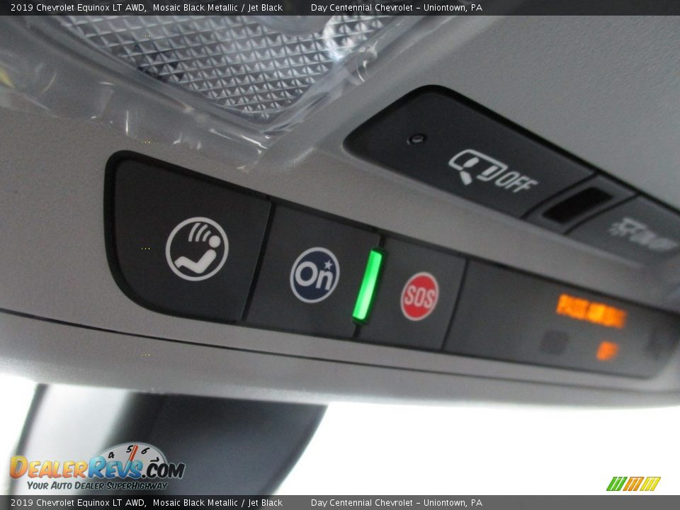2019 Chevrolet Equinox LT AWD Mosaic Black Metallic / Jet Black Photo #12