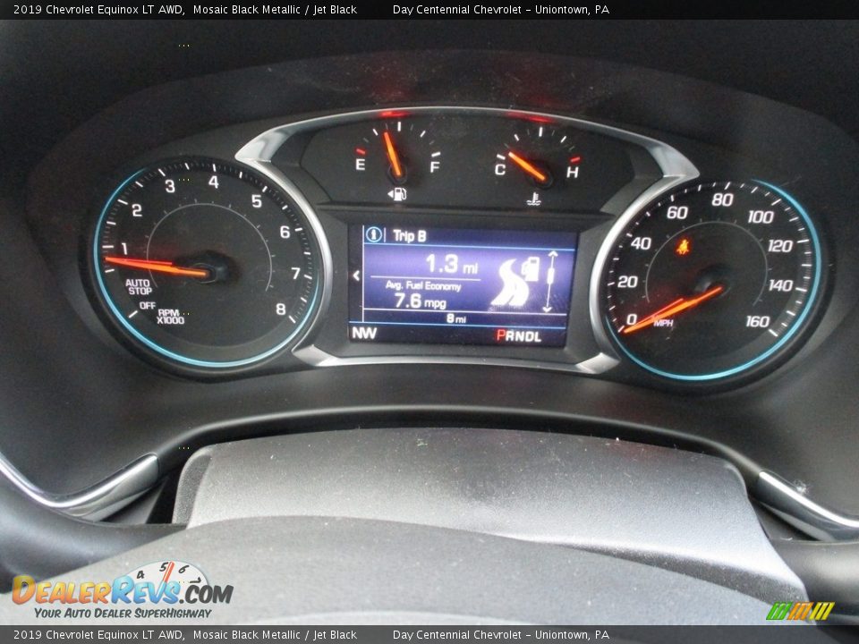 2019 Chevrolet Equinox LT AWD Mosaic Black Metallic / Jet Black Photo #15