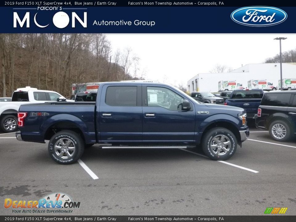2019 Ford F150 XLT SuperCrew 4x4 Blue Jeans / Earth Gray Photo #1