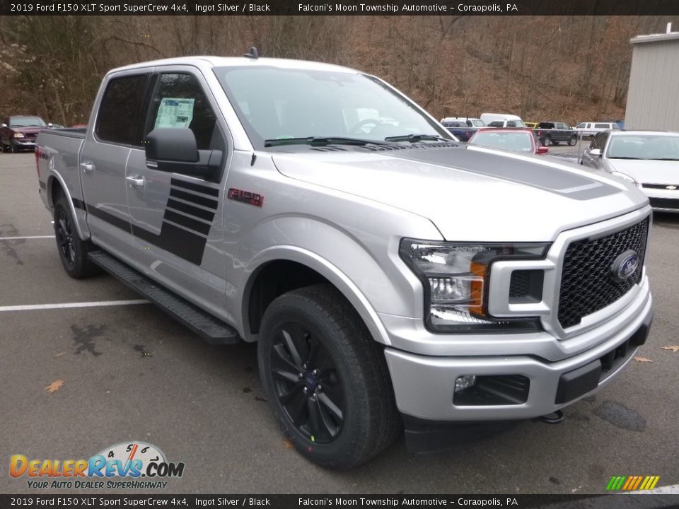 Ingot Silver 2019 Ford F150 XLT Sport SuperCrew 4x4 Photo #6