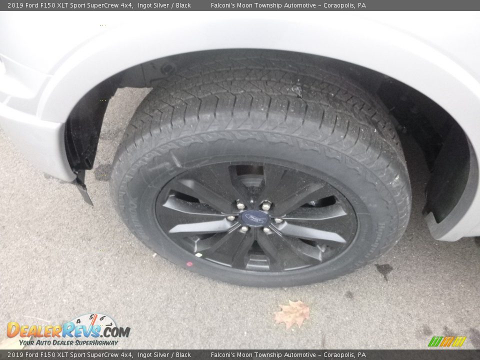 2019 Ford F150 XLT Sport SuperCrew 4x4 Ingot Silver / Black Photo #7