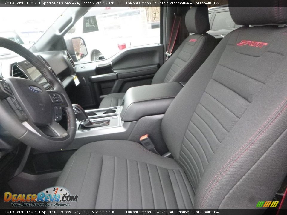 Front Seat of 2019 Ford F150 XLT Sport SuperCrew 4x4 Photo #8