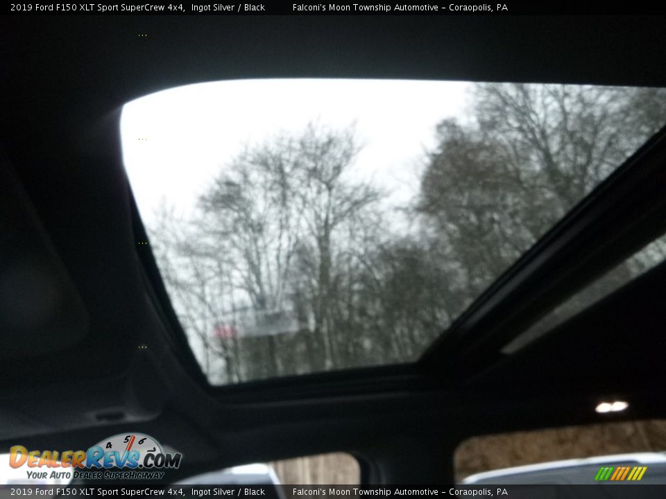 2019 Ford F150 XLT Sport SuperCrew 4x4 Ingot Silver / Black Photo #14