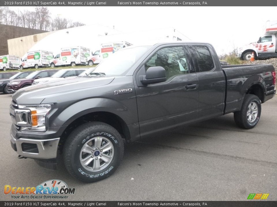 2019 Ford F150 XLT SuperCab 4x4 Magnetic / Light Camel Photo #5